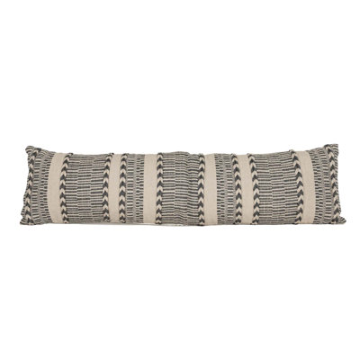 Modern Fringed Outdoor Throw Pillow