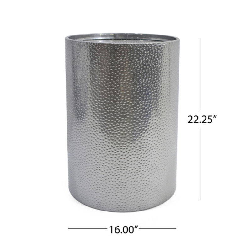 Table d'appoint en métal - Argent