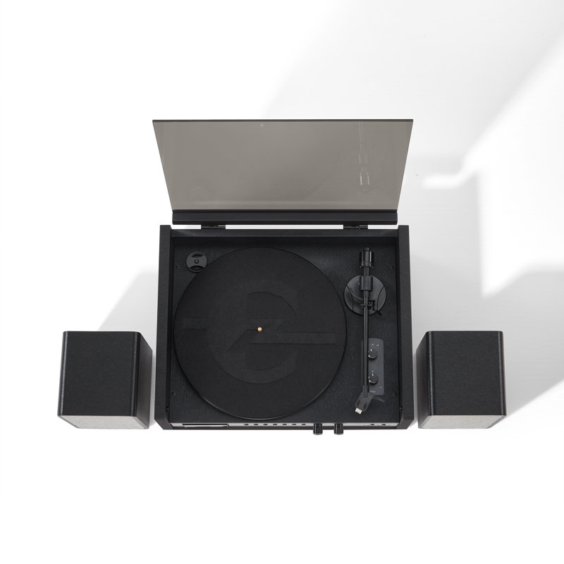 Coda 3 - Speed Turntable Decorative Record Player with Bluetooth