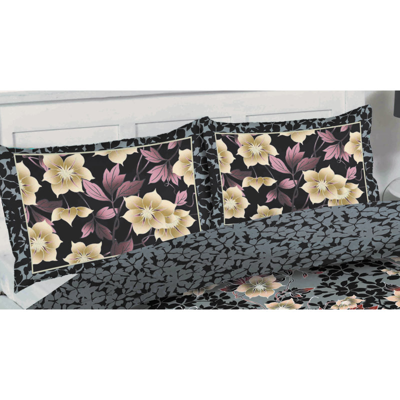 HERON Hixson Housewife Pillowcases, Grey