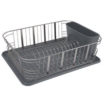 Dish Drying Rack, Warmfill Small Dish Drainer for Kitchen Counter,  Rustproof Dis