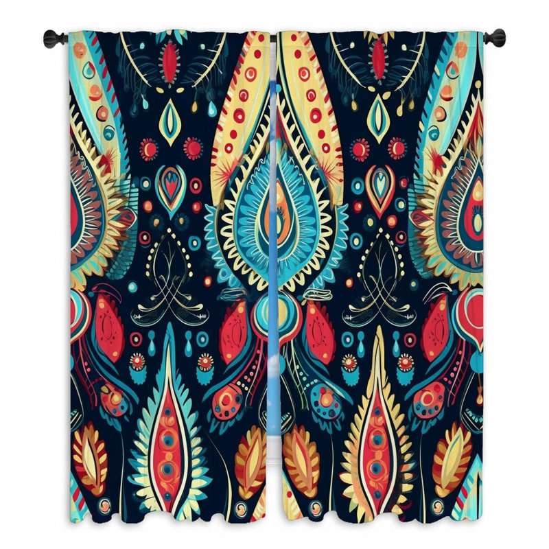 Paire de rideaux obscurcissant en polyester Jodey, L 20 po x L 84 po