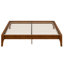 Base de lit plateforme en bois avec support en lattes de bois-2004362793