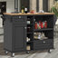 129 cm W Kitchen Island with