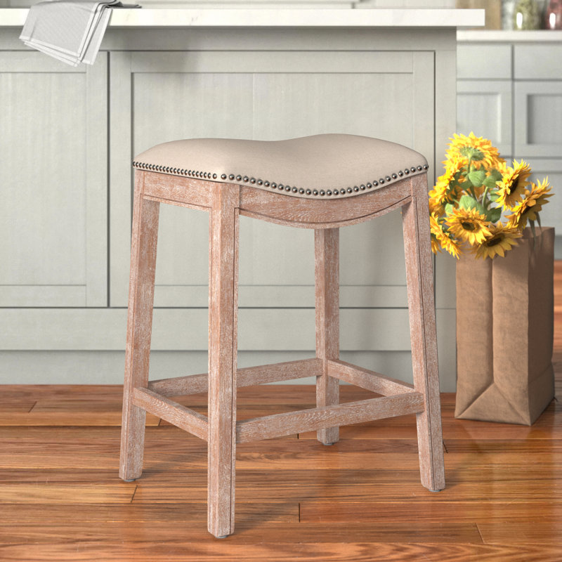 Tabouret de bar, Beige, Tabouret de comptoir (hauteur de l'assise 25,98 po
