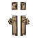 Nostalgic Warehouse Mission Entry Set with Egg & Dart Knob
