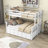 Geesa Twin Over Full Bunk Bed with Built-In Ladder , Trundle Bed Included-219923154