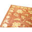 Hand Knotted Area Rug in Rust