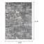 Tapis gris abstrait en polypropylène tissé à la main Abstract-810309039