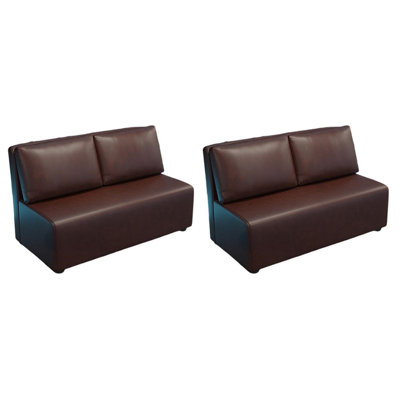 Banc rembourré en similicuir