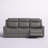 Andrew-James Upholstered 88'' Power Reclining Sofa