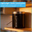 Harbour Housewares - 4 Piece Round Metal Kitchen Canisters Set-61841547