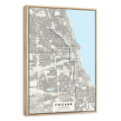 Carte de la ville de Chicago