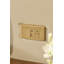 Luxueuse base de lit plateforme luxueuse, tête de lit en velours recouverte de métal, 2 lampes murales et table de chevet intégrées, structure en métal robuste et en bois massif, aucun sommier nécessaire, noir haut de gamme-170665270