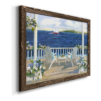 Voile d'été - Peinture sur toile encadrée