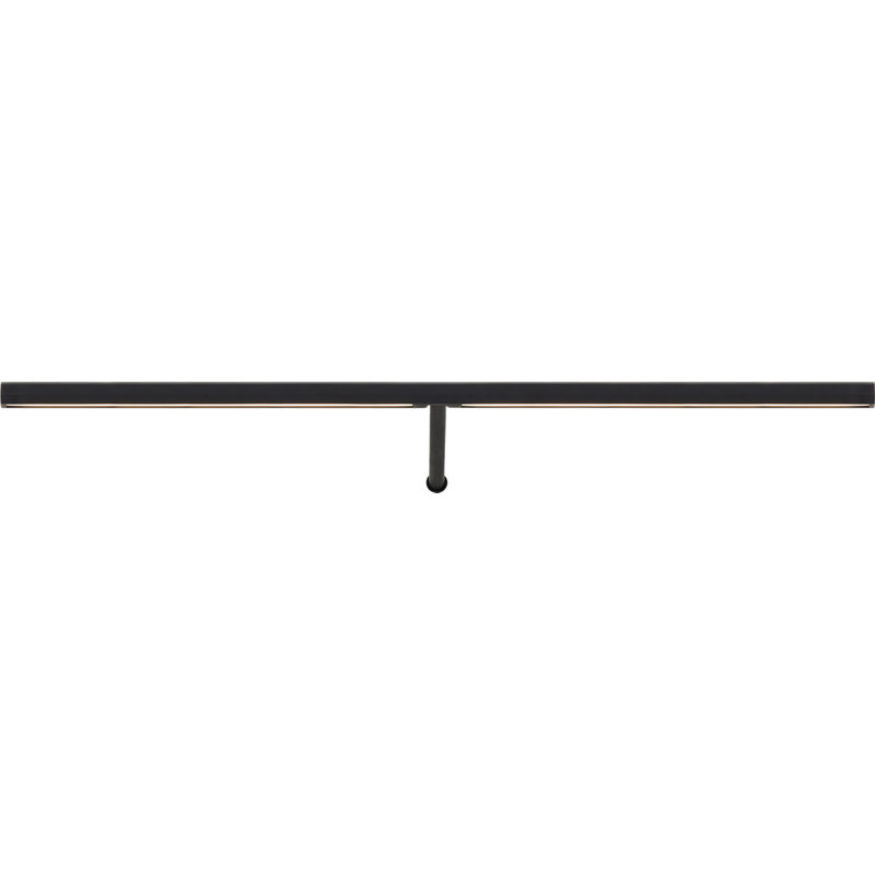 Plural Faceted Picture Light, Nightshade Black, 0.7" H x 18" W x 8.9" D, 13.5