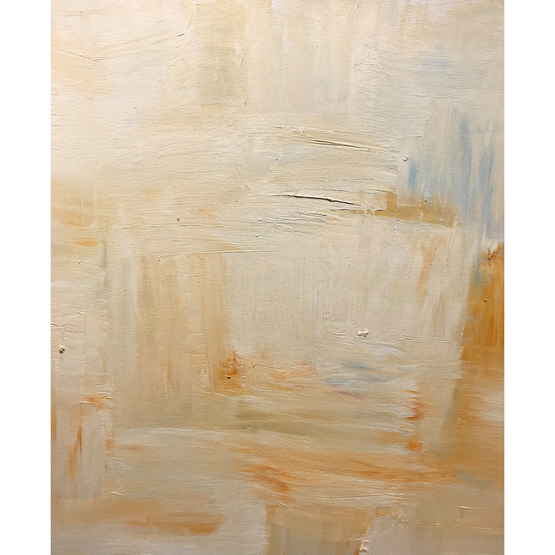 White And Orange Painting