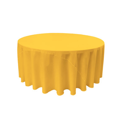 Fisher Solid Color Round Tablecloth