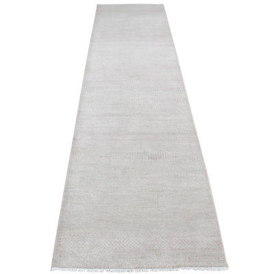 Tapis de couloir nouvel âge en soie Benony One-of-a-Kind 2 pi 7 po x 11 pi 3 po Benony
