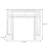 White Manufactured Wood Freestanding Fireplace-1721542892-1721542895