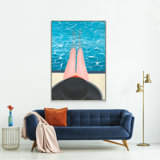 Summer Pool Print by Janice Sadler