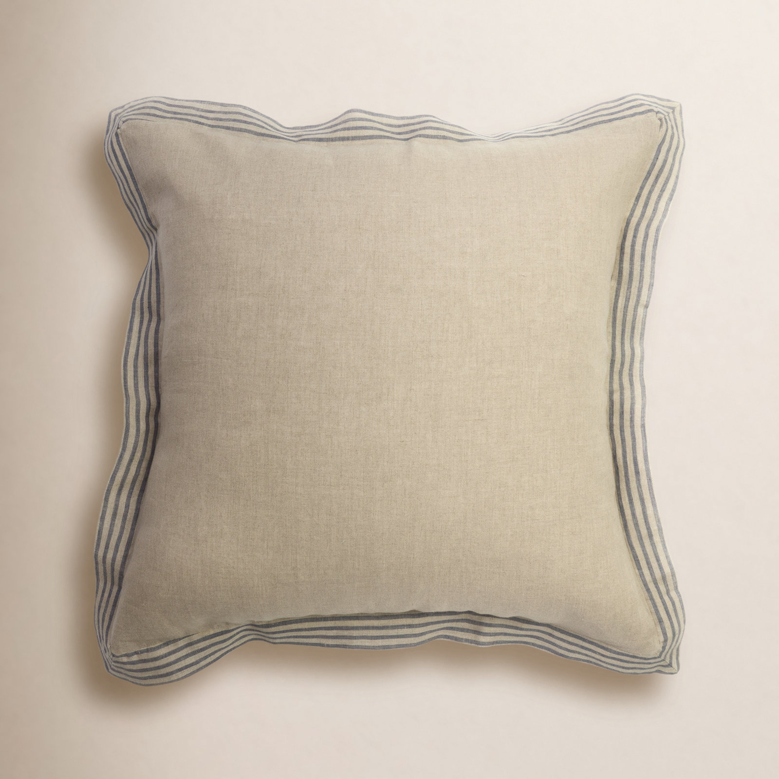 Ernadette Linen Bedding, Euro Square, Steel Blue