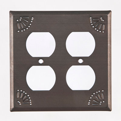 2-Gang Duplex Outlet Wall Plate