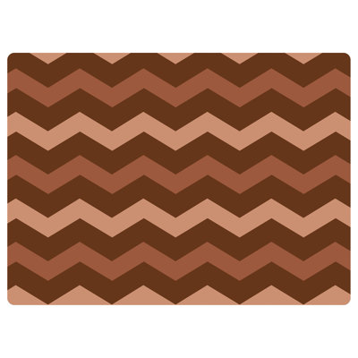 Chevron 35 in. x 47 in. 9 to 5 Desk Chair Mat