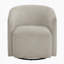 Fauteuil d'appoint pivotant en tissu moderne-1261982811