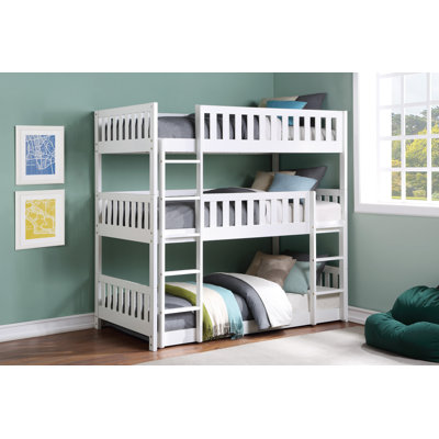 Alaxandra Triple Twin Decker Bed
