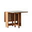 Table de salle à manger rectangulaire en chêne massif avec pieds en chêne massif, imperméable et résistant aux égratignures, plateau de table facile à assembler, bureau triangulaire, à nettoyer