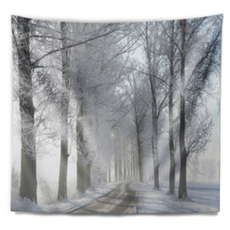 Tapisserie Forest Winter, H 50 po x l 60 po