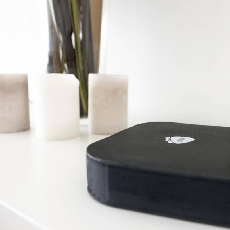 Cardboard Accent Stool, Black