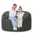 7ft Pre-filled Memory Foam Bean Bag Chair-276360946-275931867