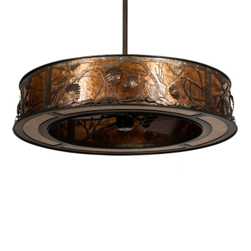 Whispering Pines Downrod Ceiling Fan
