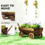 Boîte à fleurs en bois Outsunny