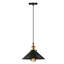 Modern Industrial Cone Pendant Light | Adjustable 1-Light Ceiling Fixture for Kitchen Islands, Dining Areas & Hallways-489414525-489414508