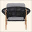 Chaise longue d'extérieur en osier de style papasan, osier avec coussin-2085695485-2085695486