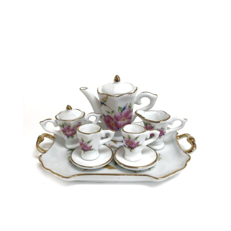 Ensemble de thé en porcelaine de porcelaine pour 2 personnes Eby