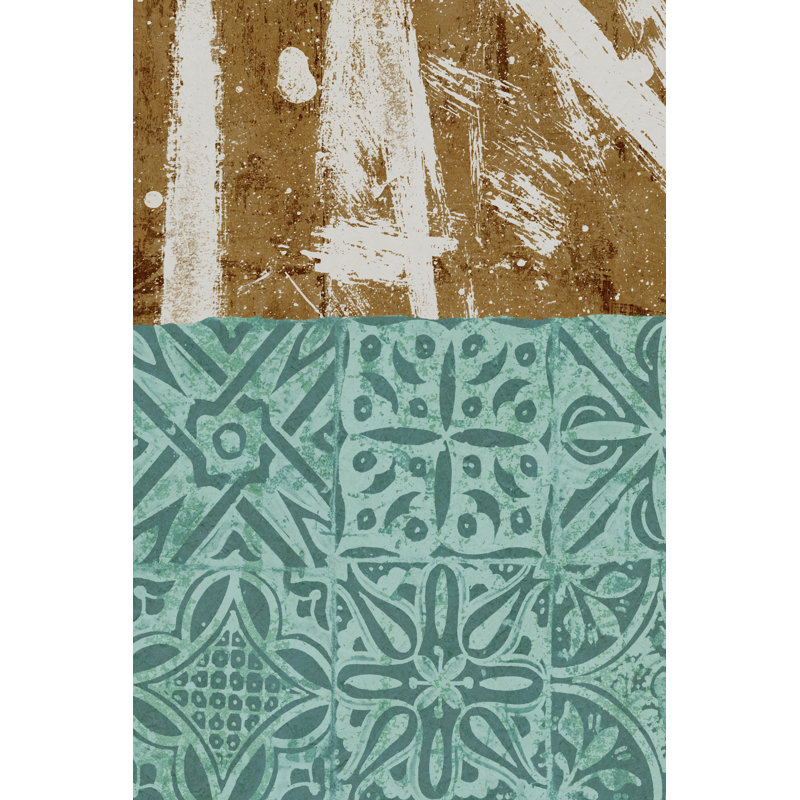 Tribal Pathways II by Alonzo Saunders - Graphic Art, 30 cm H x 20 cm W, Wrapped Canvas