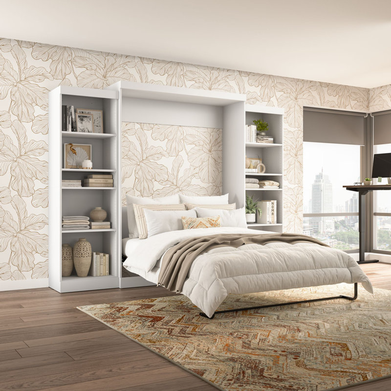Lit escamotable Arlex, Blanc, Grand