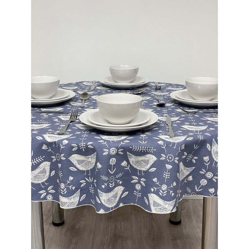 Frazeysburg Tablecloth, 47.6" W x 47.6" L, Blue