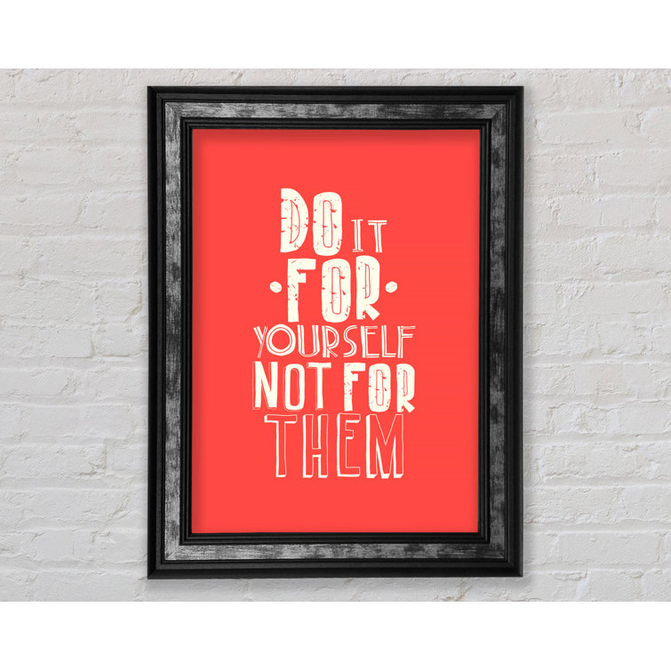 Bright Star Do It For Yourself - Single Picture Frame Typography ...