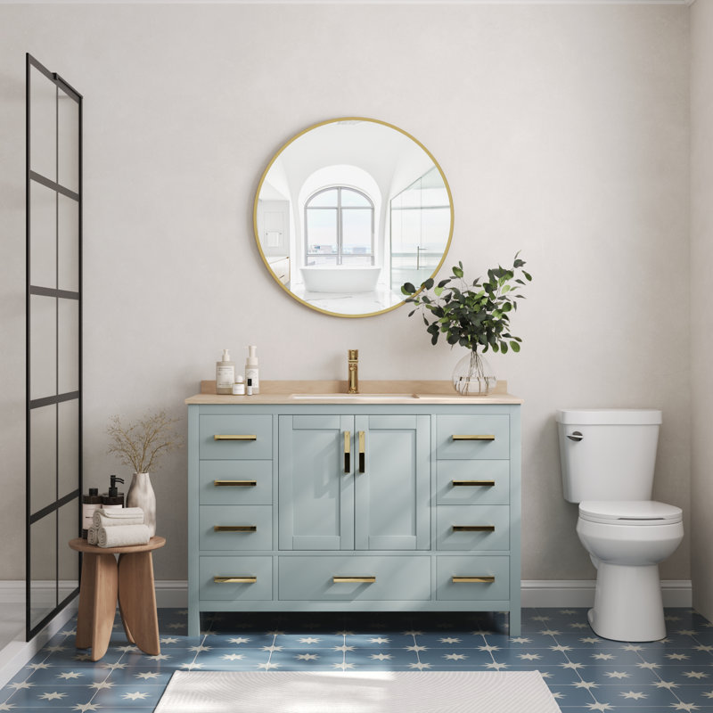 Lavabo de salle de bain encastré rectangulaire en porcelaine vitrifiée blanche 16 "x 14" avec trop-plein