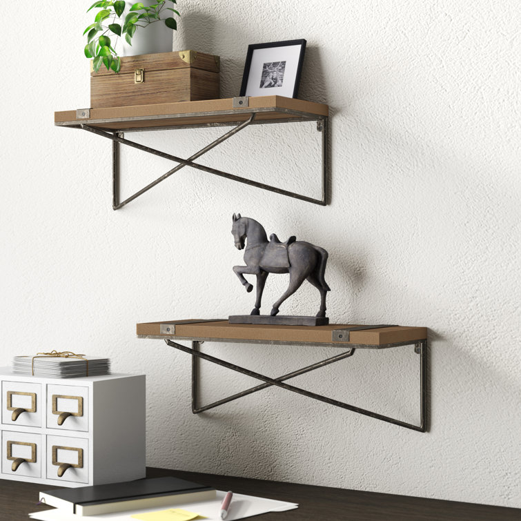 Wall-Mounted Paper Towel Holder with Display Shelf Gracie Oaks