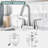 Centerset 2-handle Bathroom Faucet with Drain Assembly-104561462