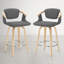 Tabouret de comptoir pivotant 25,78 po Tonnya-1133410747-1116411962