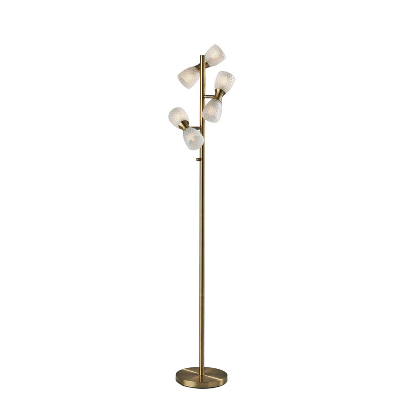Lampe sur pied à branches 64,75 "Roselyn Charli