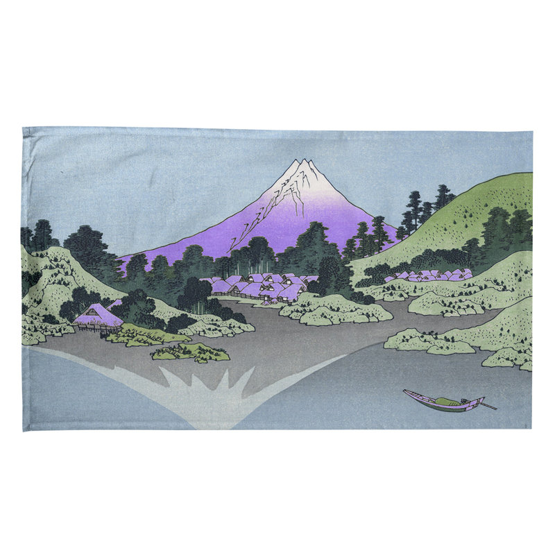 Hague Tea Towel Kitchen Towel, Purple, Poly Twill