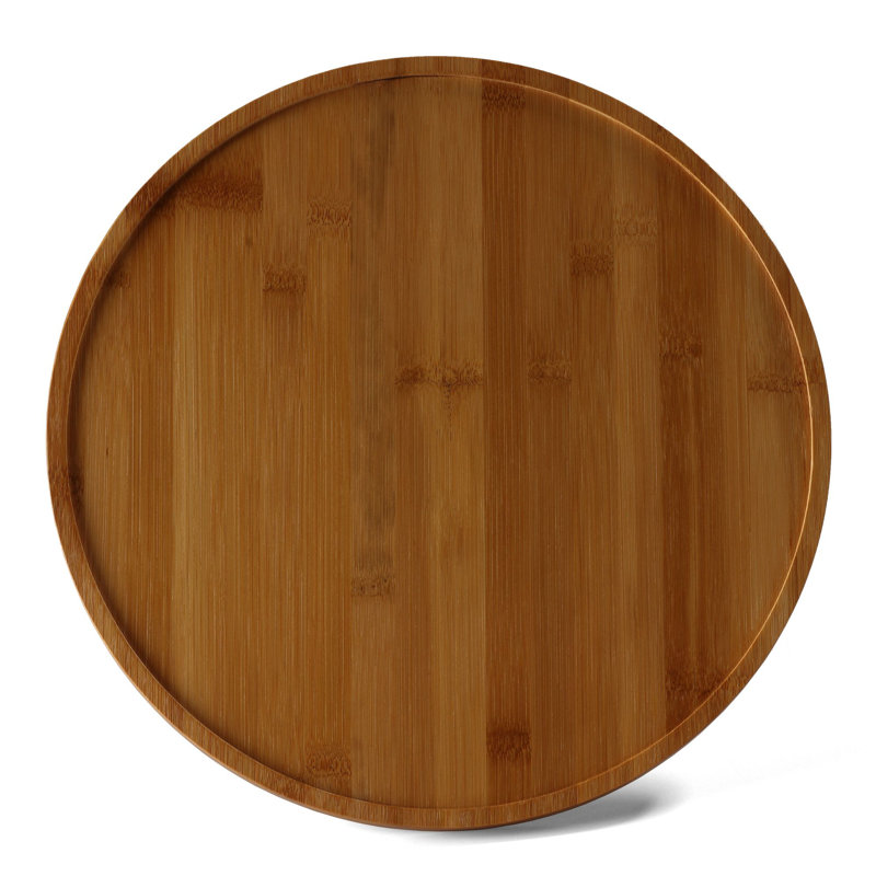 Mici Natural Bamboo 14" Lazy Susan Turntable